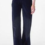 Vanessa Bruno Dompay Flare Pants in Navy Blue Corduroy Size 36/ US 4 Photo 0