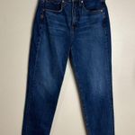 Veronica Beard  Ryleigh slim straight high waist dark wash jeans ankle size 4 Photo 2
