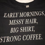 None Small cute cozy morning graphic sweatshirt Photo 2