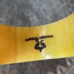 Mango  TREE Mustard Yellow Gold Light Wooden Boho Bangle Bracelet Photo 3