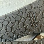 Coach : Black & Tan Janey (A8657) Signature C Sandals- 7- flaws Photo 10
