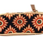 Spartina 449 Cosmetic Makeup Bag Small Tote Floral Zipper Compartments R… Photo 3