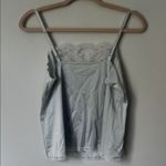 Vtg JC Penny Women’s Gray Retro Coquette Lace Tank 34/12 + Size undefined Photo 3