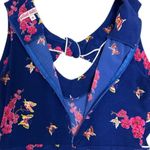 Trollied Dolly Brilliant Blue Dress Floral Butterfly Print Sleeveless Party Sz M Size M Photo 10