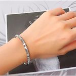 Boutique Engraved Boho‎ Cuff Bracelet | 925 Sterling Silver Photo 10