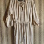 Cleobella  Jumpsuit Beige Boho Indie Style Women’s Size M Full Body Summer Photo 0
