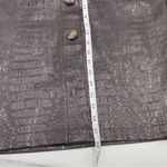 Target Rachel Comey x Brown Faux Crocodile Button Front Pencil Skirt Size 2 Photo 12