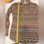 Ariat  Fitted Western Shirt Aztec Geometric w/ Snaps long sleeve Women’s Large Photo 4