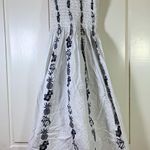 Leilani Collection Hawaii White Floral Pineapple OS Smocked Sundress Hawaiian Size 00 Photo 0