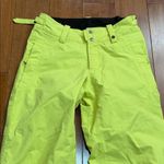 The North Face  Women's Freedom Hyvent Insulated Ski Pants in neon yellow size XS Photo 1