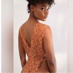 Free People NWT We are HAH x Cut to the Chase Lace Bodysuit in Brown Sugar Sz XS Photo 5