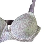 Bravado Designs Leopard Print Underwire Padded Bra Womens 36C Lilac Pastel Photo 3