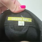 Gianni Bini  Embroidered Black Jean Jacket Florals Small Photo 5