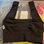 NWOT Free People Movement Good Karma Square Neck Bra Black Size undefined Photo 2