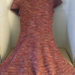 Comptoir Des Cotonniers women Cotton red knit fit & flare dress US size XS Photo 9