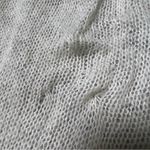 ZARA  Cream Knit Black Lace Hem Sweater Dress Photo 10