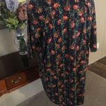 Lula roe extra small Navy red yellow floral nice Photo 3