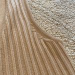 Carlisle  Merino Wool Longline Tabard
Duster Button Ribbed Cardigan Camel Sz M Photo 4