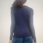 Goldie  Navy Blue Cardigan with Ruffle Detail Size XS New Without Tags Photo 1