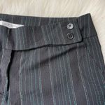 Y2K Striped Dress Pants Black & Blue Size undefined Photo 2