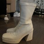 ASOS Chunky White Booties Photo 0