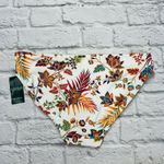 Ralph Lauren LRL  Jacobean Floral Hipster Bikini Bottom White Size 12 New Lined Photo 3