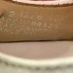 Franco Sarto  Womens Slingback Leather Peep-Toe Cork Wedge Sandals White Size 10M Photo 9