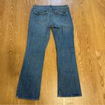 Old Navy MEDIUM WASH LOW RISE WIDE LEG TROUSER STYLE JEANS WOMEN’S SZ 10 Photo 8