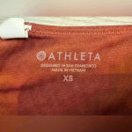 Athleta Women’s Aqualuxe Rust Red Twist Swimsuit Size Bra 36B/C Panties XS Photo 6