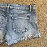 Indigo Rein  Blue Denim Distressed Jean Shorts, Size 3 Photo 9