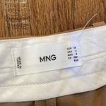 Mango high rise tanātapered straight leg trouser pants 4 Photo 5