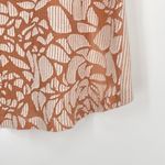 Anthropologie Meadow Rue  Ivory‎ Ribbed Lace Overlay High Neck Sleeveless Top Med Photo 8