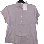 Amazon NWT Women’s Button Down Cotton Shirt Medium Photo 3