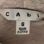 CAbi  Jacket Womens Size S Light Beige Wide Collar Full Zip Photo 4