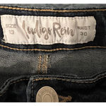 Indigo Rein Womens Jeans Size 13 Straight Leg High Rise Dark Wash 30" Waist Photo 1