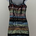 Dance & Marvel Women's Colorful Sequin Mini Dress By , Sz: Small (ba6) Photo 1