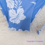 NEW Rhythm Leila Tie Side Hi Cut Pant in Whisper Blue, size XL Blue Photo 5