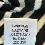 Fenn Wright Manson Black & Cream Cutout Back Striped Top. Photo 4