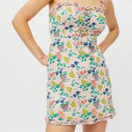 Urban Outfitters  Pink Robin Lace Up Y2K Dress Fruit Cherry Print XS Photo 0