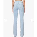 Paige NWT Iconic Jolene High Rise Flared Denim Blend Jeans Light Wash - 25 Photo 3
