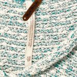 Free People  Size XS Blue Bright Lights V-Neck Knit Long Sleeve Top Photo 3