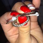 4 Piece Ring Set Silver Photo 1