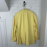 Madewell Yellow The Oversized Linen Blazer Jacket Size XL Photo 10