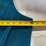 Karen Scott sport 1X Teal Fleece Vest plus size pockets zip up outdoor athletic Blue Photo 6