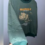 SheIn Green two-tone Masterly Sweatshirt Photo 2