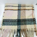 Steve Madden Blanket Scarf Plaid with Fringe Detail Cozy Warm Winter Multicolor Photo 5