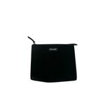 Kate Spade Black Velvet Makeup Travel Cosmetic Bag Zip Pouch Photo 6