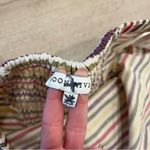 Moon River  Bandeau Jumpsuit Waist Belt Multi Strapless Stripe Size M Photo 7