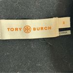 Tory Burch  Lila Tiered Black Leather Wool Contrast Jacket Size 8 Photo 8