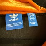 Adidas Women's Superstar Orange Velvet Zip-up Track Jacket US Medium Athleisure Photo 1